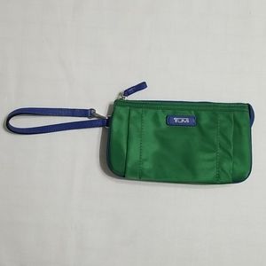 Tumi wristlet wallet small clutch purse